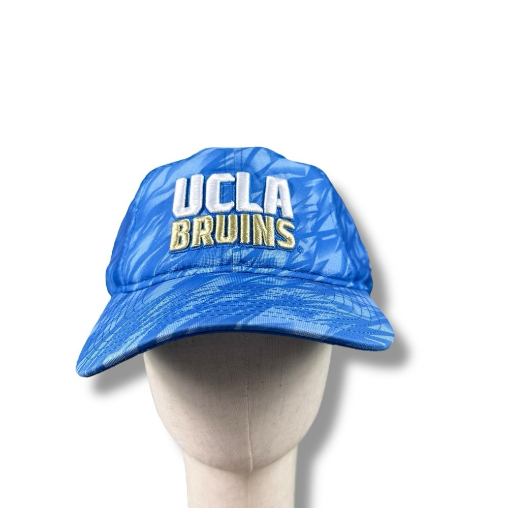 Adidas UCLA Bruins Blue Spellout Climalite Snapback Hat OSFA EUC Worn 1x MINT